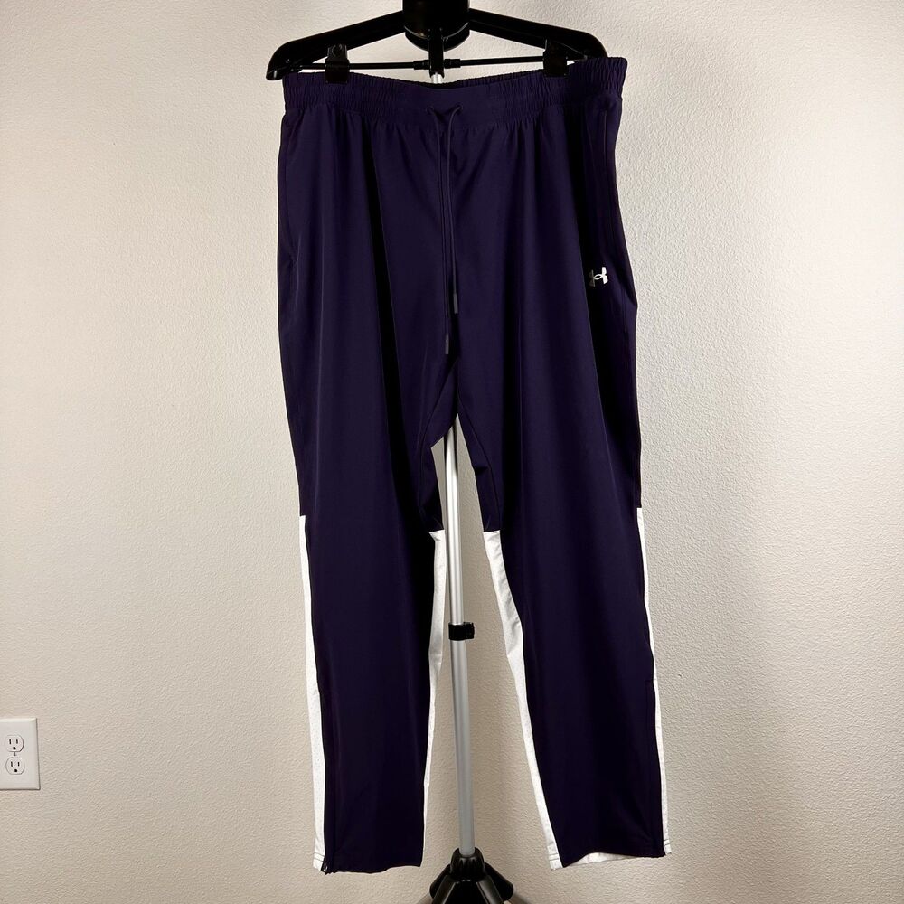 Under Armour 2XL Cougars Track Pants Navy White Athletic Joggers
